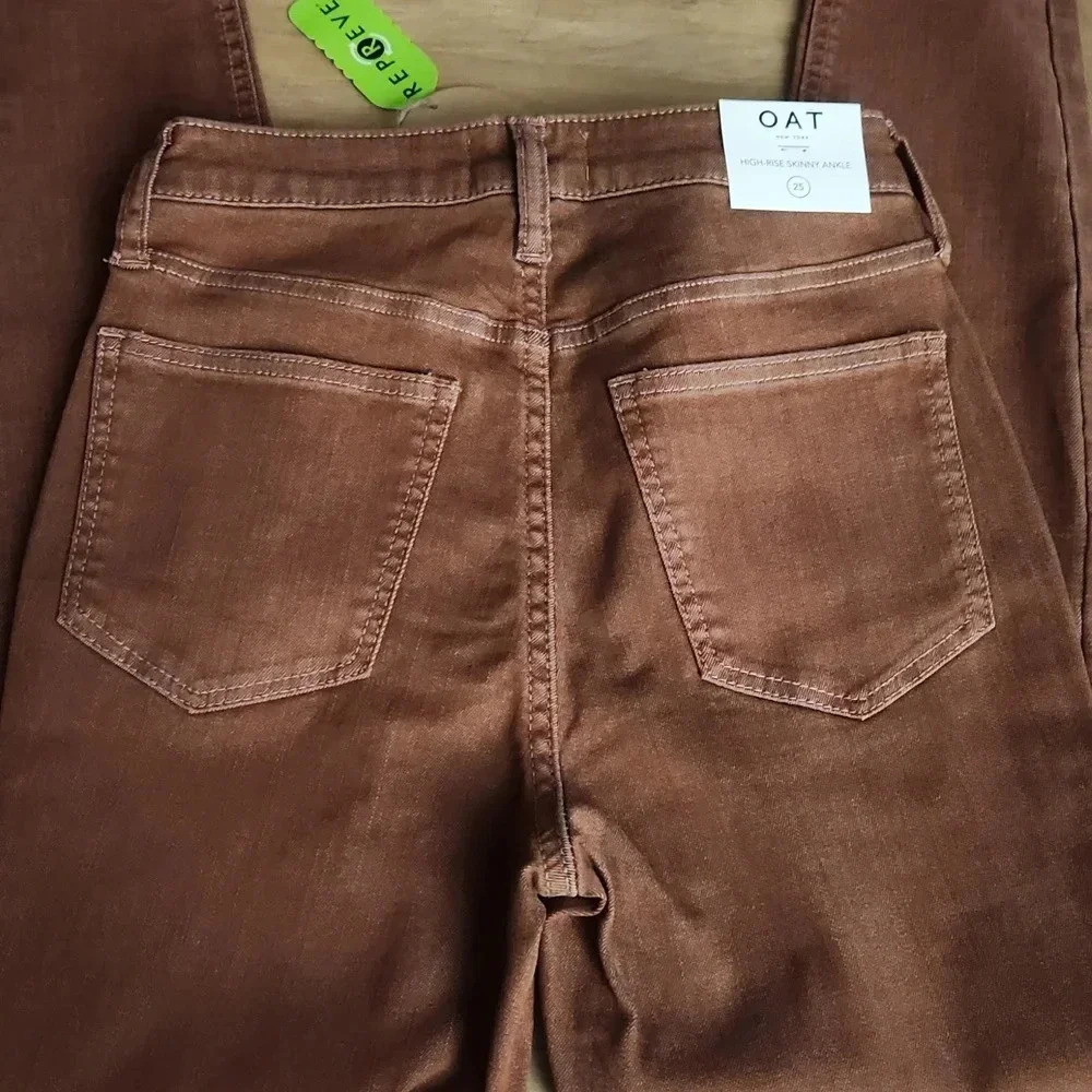 Oat New York High Rise Skinny Ankle Jeans size 25 - Picture 2 of 2